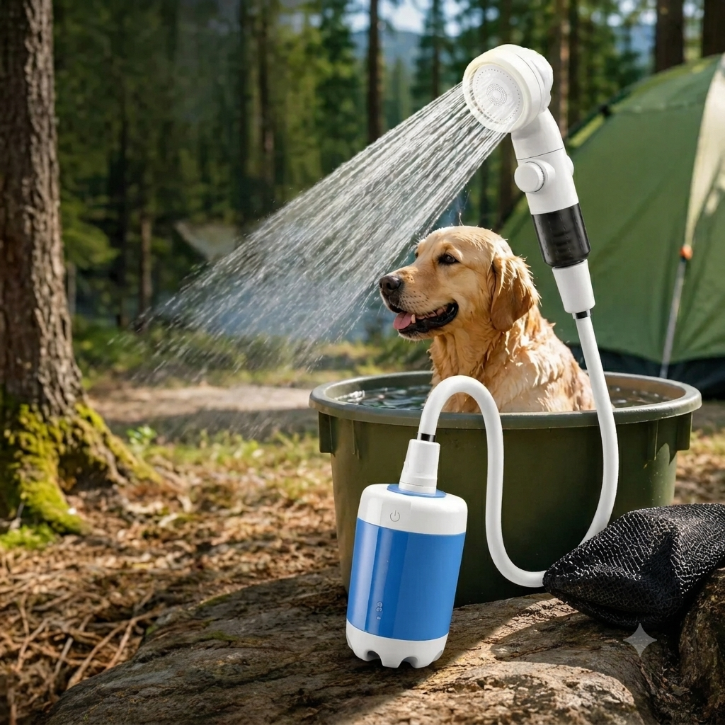 Portable Rechargeable Shower Head