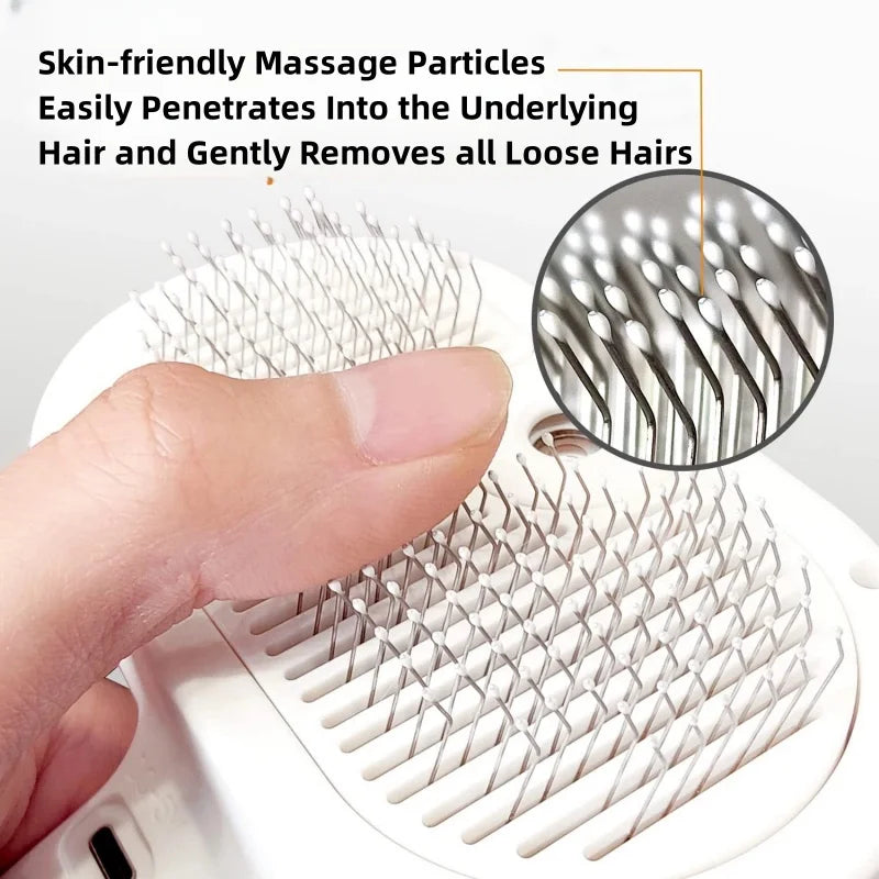3-in-1 Pet Cleaning Steam Brush