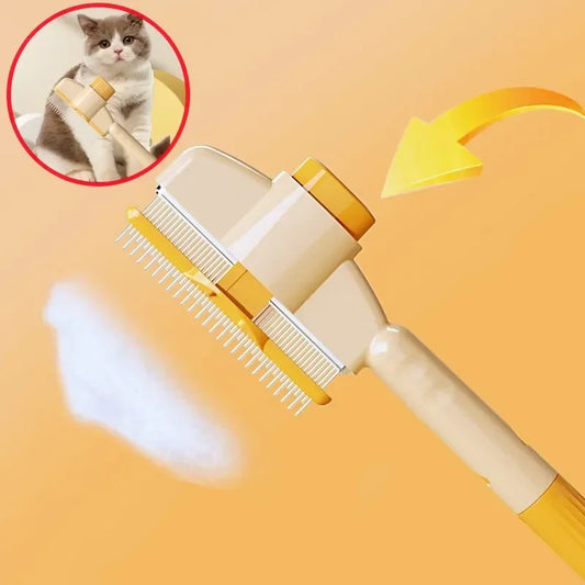 One Button Pet Hair Remover Brush
