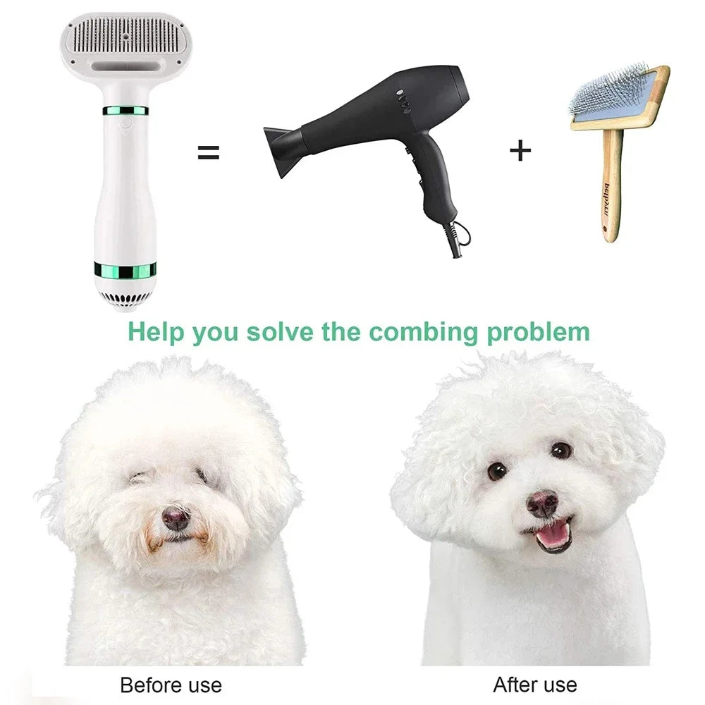 2-In-1 Pet Grooming Dryers and Comb