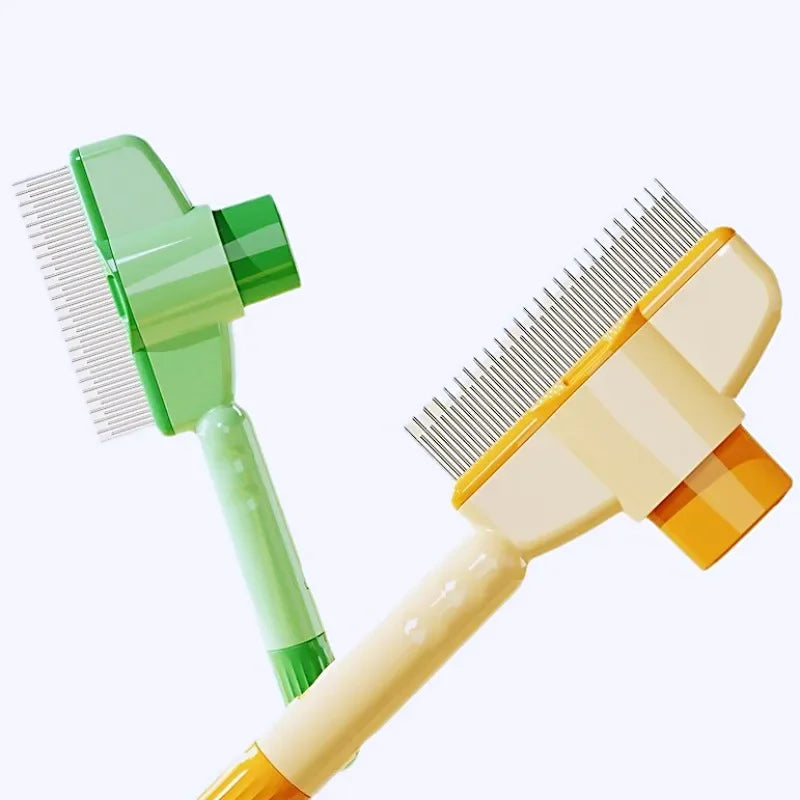 One Button Pet Hair Remover Brush
