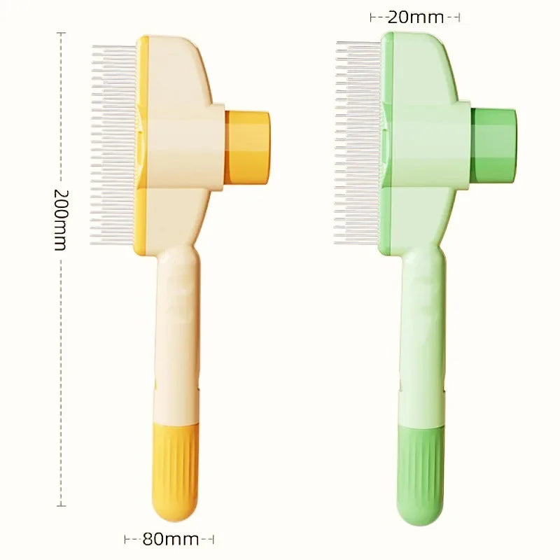 One Button Pet Hair Remover Brush