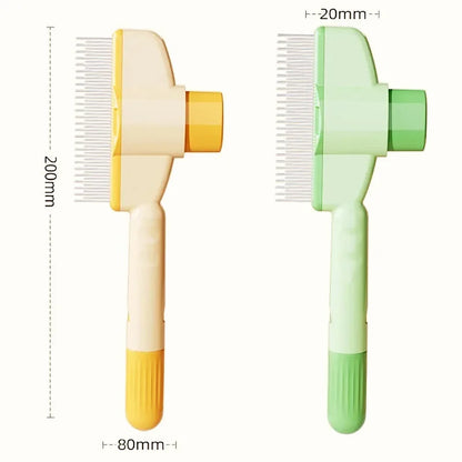 One Button Pet Hair Remover Brush