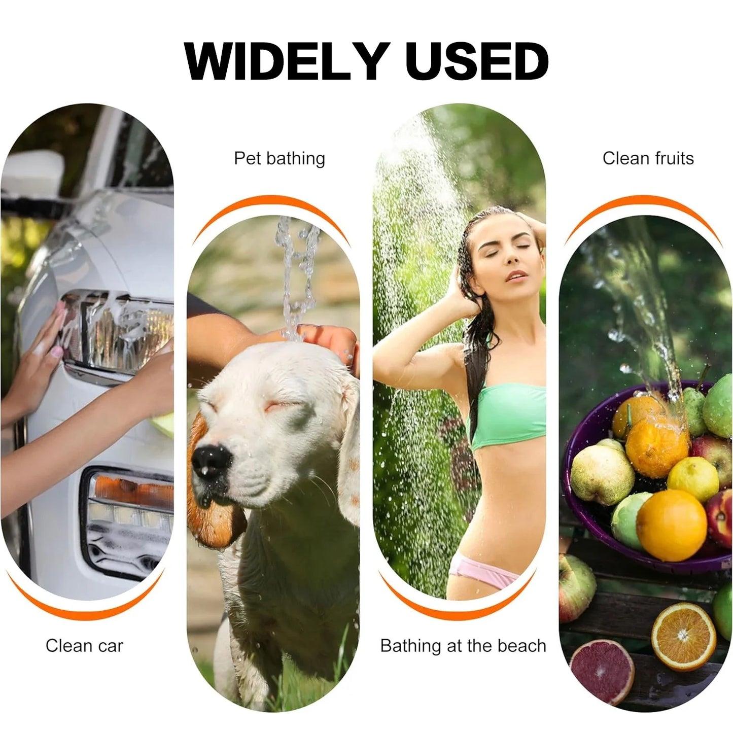 Portable Rechargeable Shower Head
